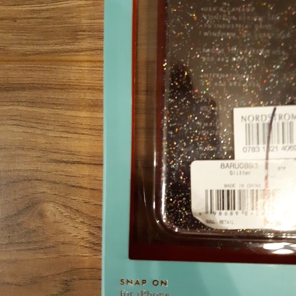 New Kate Spade Snap On Glitter iPhone 6 Case. - Picture 4 of 5